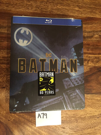 Batman (1989) 80th Anniversary Exclusive Blu-ray Steelbook (2019) [A79]