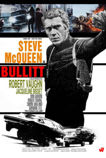 Steve McQueen Bullitt 24 x 36 inch Movie Poster (1968)