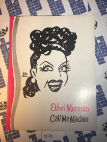 Ethel Merman in Call Me Madam Theater Souvenir Program Guide