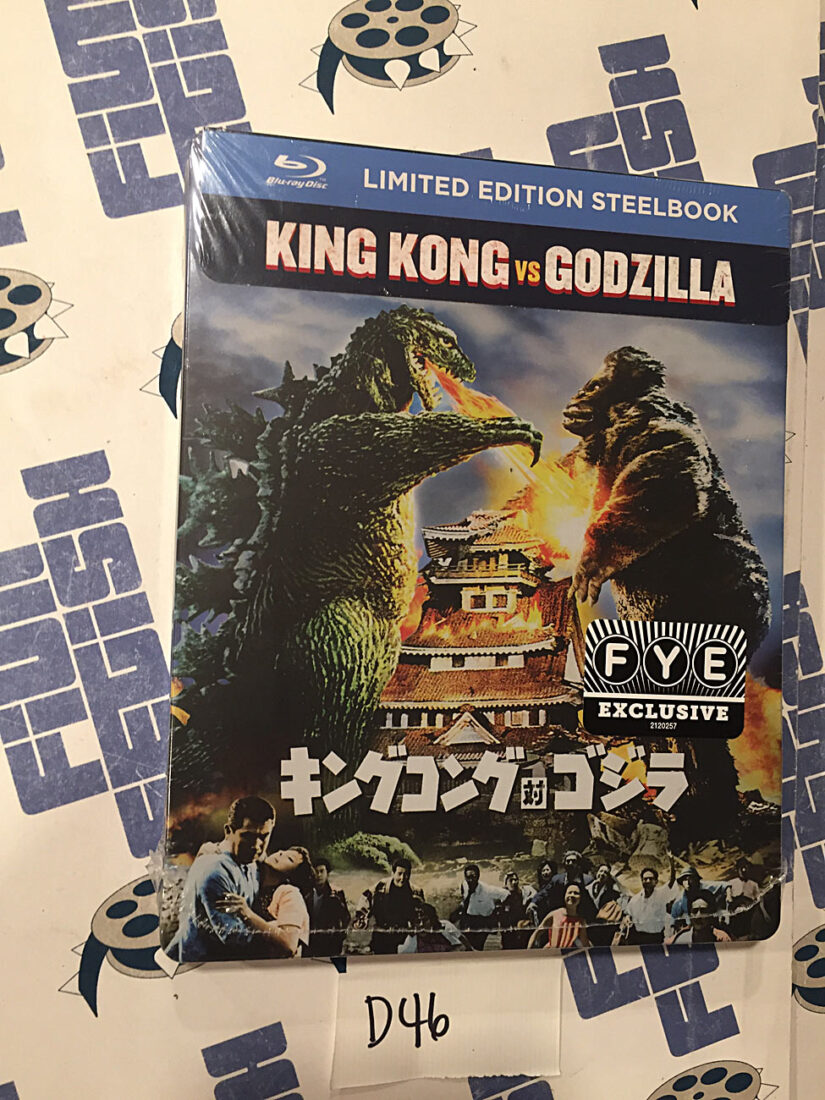 King Kong vs. Godzilla Exclusive Limited Edition Steelbook Blu-ray (2019) Toho [D46]