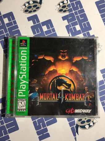 Mortal Kombat 4 (Sony PlayStation 1 PS1, 1998) Complete with Manual