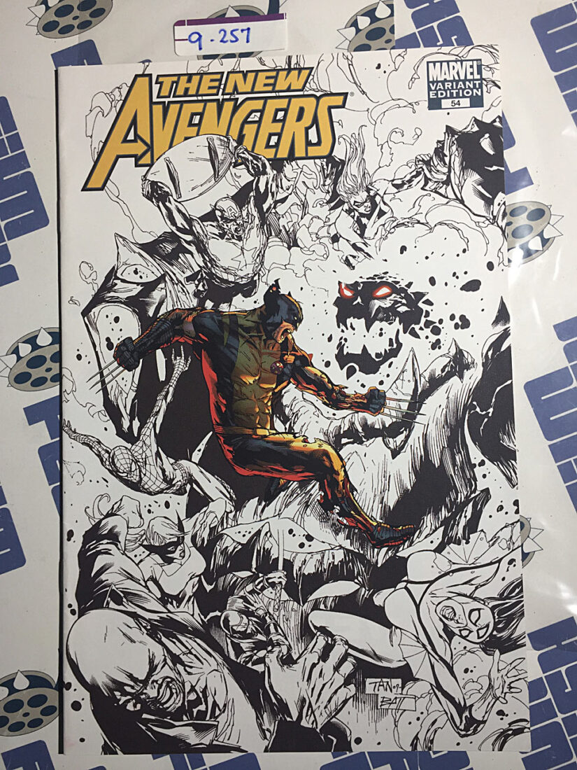 The New Avengers No. 54 SDCC Variant Cover Edition (2009) Chris Bachalo, Tim Townsend Art