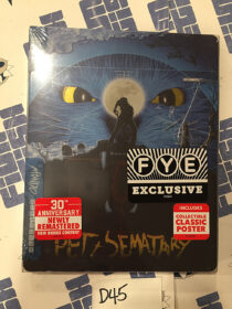 Pet Sematary 30th Anniversary Exclusive Mondo Steelbook Blu-ray Edition + Collector’s Poster (2019) NEW SEALED [D45]