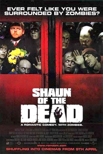 Shaun of the Dead 24 x 36 inch Movie Poster (2004) Simon Pegg, Edgar Wright