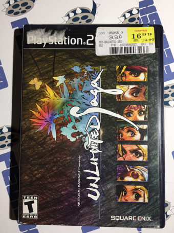 Akitoshi Kawazu Presents Unlimited Saga PlayStation 2 PS2 (2003) with Manual