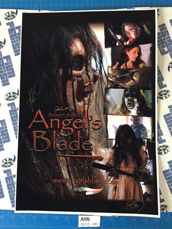 Angel’s Blade 13 x 19 Movie Poster Signed by Director and Cast, Joe Zaso, Robert Stock (2008) [A55]