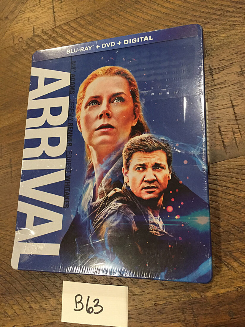 Arrival Steelbook Blu-ray + DVD + Ultraviolet Digital (2018) [B63]