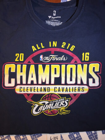 Cleveland Cavaliers Officially Licensed 2016 NBA Finals Champions T-Shirt XL [6104] Fanatics