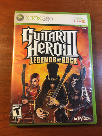 Guitar Hero III (3) Legends of Rock X Box 360 by Activision with Manual (2007)