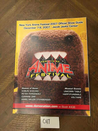 New York Anime Festival Official Program Guide (Dec. 2007) Jacob Javits Center NYC