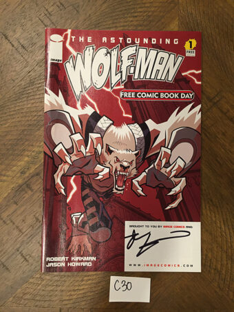 The Astounding Wolf-Man Number 1 Signed by Robert Kirkman (2007) [C30]