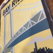 Bay Ridge New York Narrows Bridge 12×18 inch Officially Licensed Art Canvas Print [C27]