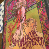 Janis Joplin at Avalon Ballroom, San Francisco 1967 Bob Masse 12×18 inch Officially Licensed Canvas Print [C24]