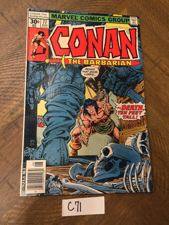 Conan the Barbarian Marvel Comics No. 77 (August 1977) John Buscema [C71]