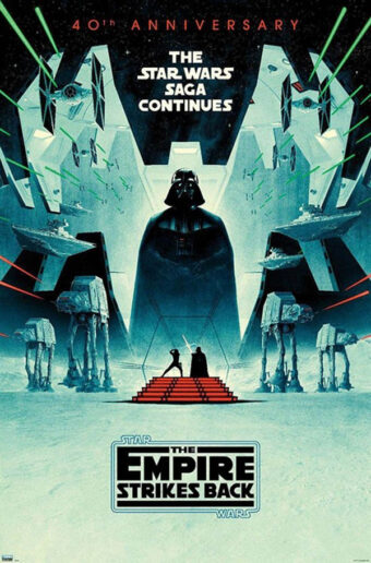 Star Wars: Episode V – The Empire Strikes Back 22 x 34 Inch 40th Anniversary Limited Edition Movie Poster