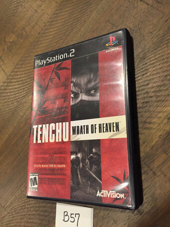 Tenchu: Wrath of Heaven with Manual (PS2, PlayStation 2, 2003) Activision [B57]