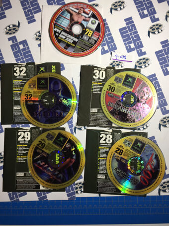 Set of 5 Official X Box Magazine Game Demo Discs No. 28, 29, 30, 32, 78 [9078]