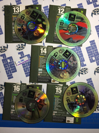Set of 5 Official X Box Magazine Game Demo Discs No. 12, 13, 14, 15, 16 [9081]