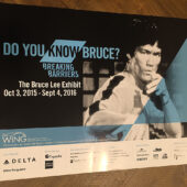 RARE Do You Know Bruce Lee? Breaking Barriers Wing Luke Museum 24×18 inch Exhibit Poster (2015)