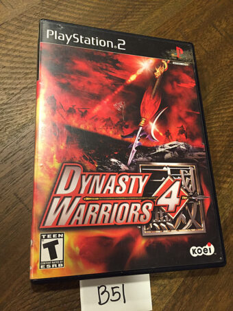 Dynasty Warriors 4 PlayStation 2 PS2 with Manual [B51]