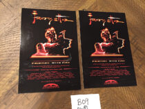 Frank Frazetta: Painting with Fire Documentary Hollywood Premiere Set of 2 Postcard Invitations – Egyptian Theatre May 8, 2003 [B09]