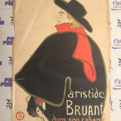 Henri de Toulouse Lautrec Aristide Bruant dans son cabaret Original Lithographic Poster Print 18 x 26 Inch