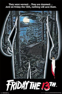 Friday the 13th 22 x 34 inch Movie Poster