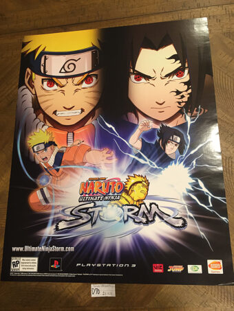 Shonen Jump Naruto: Ultimate Ninja Storm Game 19×24 inch Original Promotional Poster [D70] PlayStation 3 PS3