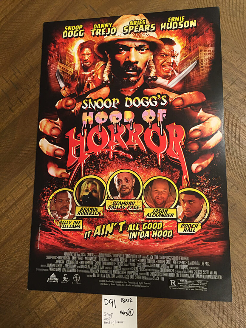 Snoop Dogg’s Hood of Horrors 12×18 inch Movie Poster (2006) [D91]