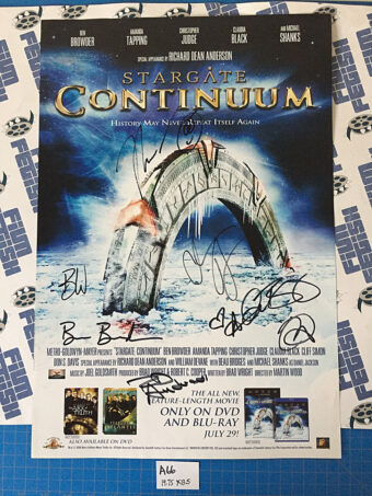 Stargate: Continuum Cast-Signed 13 x 20 inch Promotional Poster (2008) [A66]