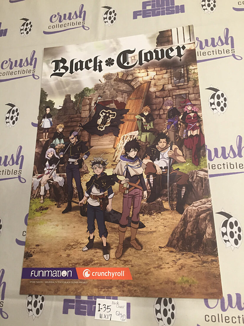 Black Clover Anime TV Series Original 11×17 inch Poster Funimation Crunchyroll [I35]