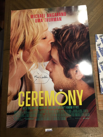 Ceremony 27×40 inch Original Double-Sided Movie Poster (2010) Autographed by Director Max Winkler