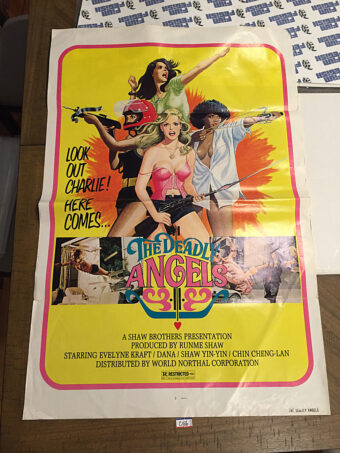 The Deadly Angels Original 27×41 inch Movie Poster – Shaw Brothers, Tony Liu, Corey Yuen (1977)