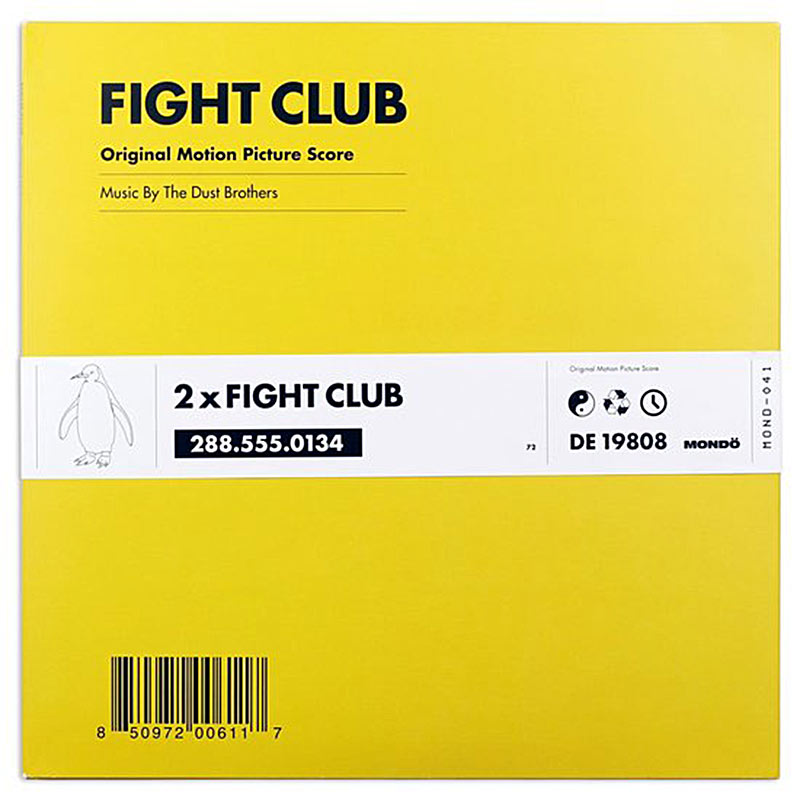 Fight Club Original Motion Picture Score 2LP Vinyl Mondo Edition – Music by The Dust Brothers