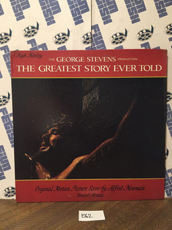 George Stevens’ The Greatest Story Ever Told Original Motion Picture Soundtrack by Alfred Newman Vinyl Edition [E62]
