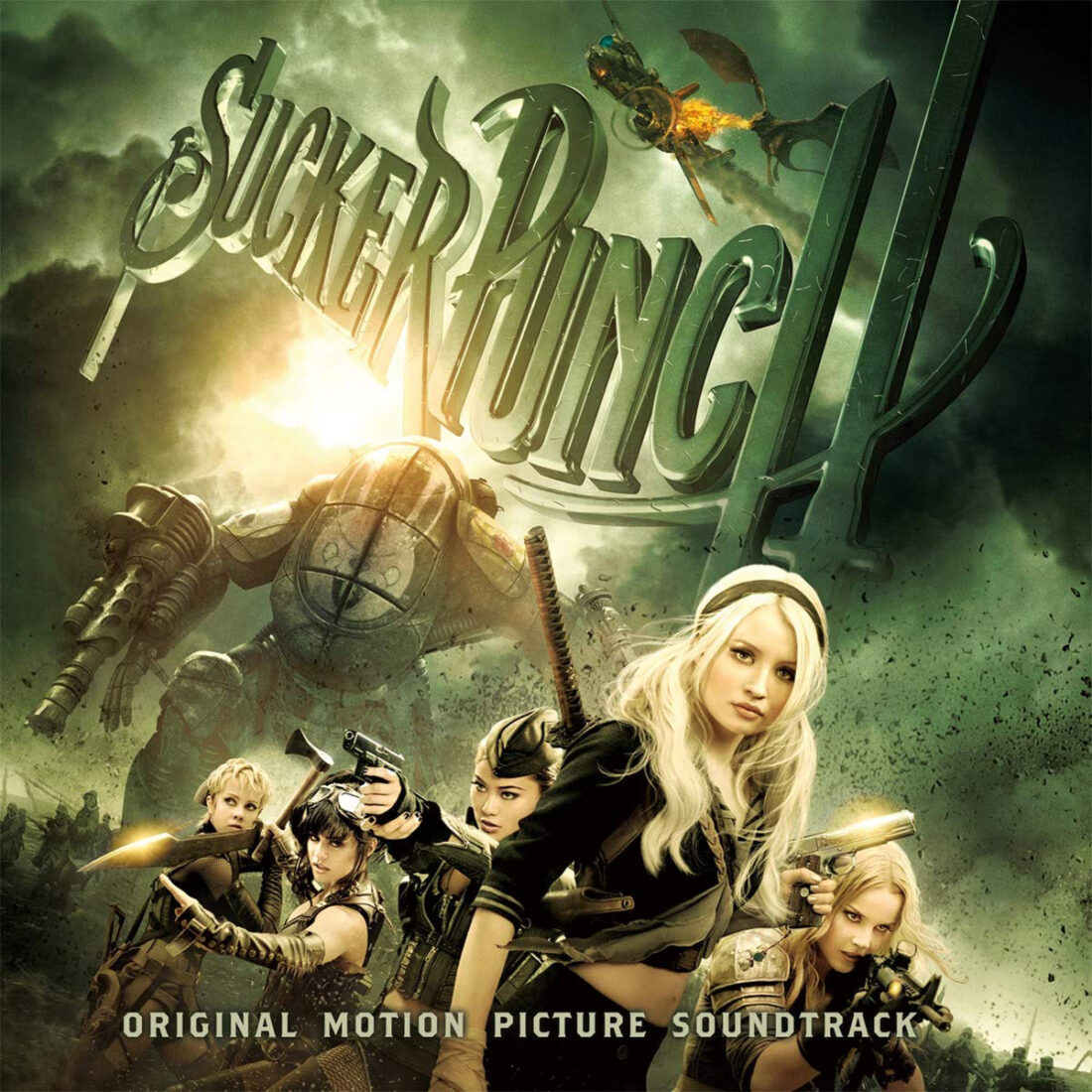 Sucker Punch Original Motion Picture Soundtrack Silver & Black Marbled Vinyl Edition