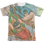 Classic Batman and Robin Nightly Patrol Action T-Shirt BMT137