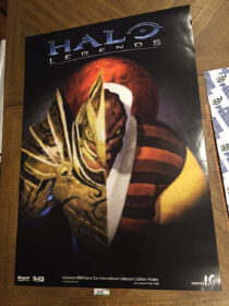 Halo Legends Exclusive 2009 San Diego Comic-Con International Collector’s Edition Gaming Poster No. 3 of 7 [D09]