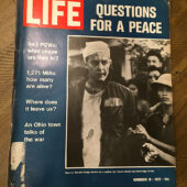 Life Magazine (November 10, 1972) Navy Lt. Ronald Dodge, POW, Questions For Peace, Vietnam [B04]