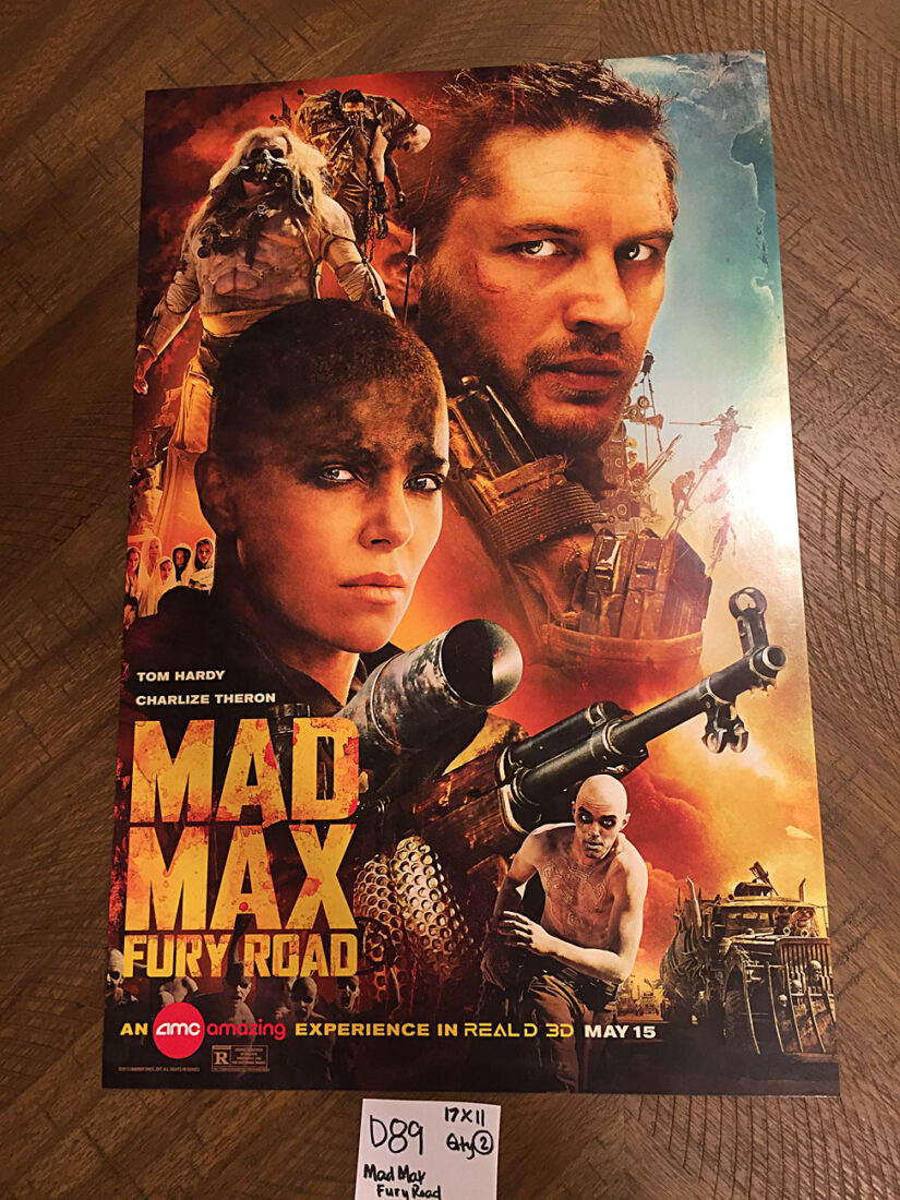 Mad Max: Fury Road 11×17 inch Real D 3D Promotional Movie Poster (2015) [D89]