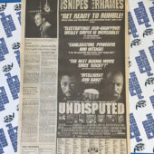The New York Times Undisputed Full Page Newspaper Movie Ad (August 23, 2002) [A30]
