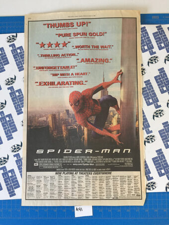 The New York Times Spider-Man Full Page Newspaper Movie Ad (May 17, 2002) [A41]