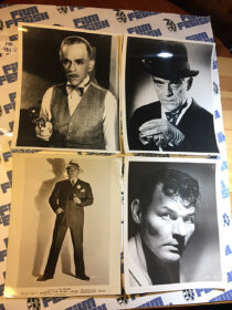 Set of 21 Original Press Photos Rod Steiger, Robert Duvall, Robert Mitchum, Laurel & Hardy, Universal Monsters + More [983]