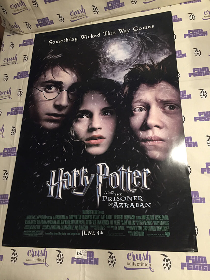 Harry Potter and the Prisoner of Azkaban Original Double-Sided 27×40 inch Movie Poster (2004) [J32]