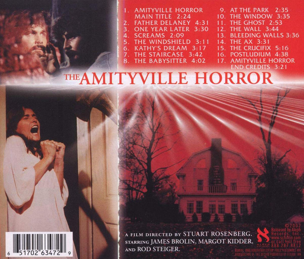 The Amityville Horror Original Motion Picture Soundtrack by Lalo Schifrin CD