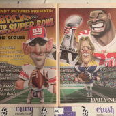 New York Daily News Insert – Super Bowl XLVI Coverage, Manning, Brady Caricatures Giants vs. New England Patriots (2012) [J49]