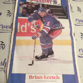 Blueshirt Bulletin New York Rangers Wayne Gretzky, Brian Leetch Poster (February 1997) [J54]