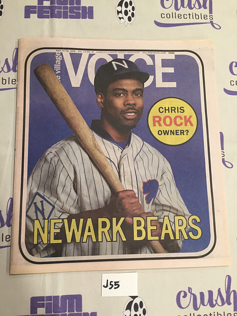 The Village Voice Chris Rock, The Newark Bears (May 13-19, 2015) [J55]