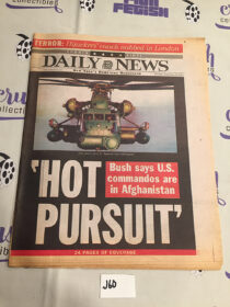 New York Daily News 911 Coverage Hot Pursuit (September 29, 2001) [J60]