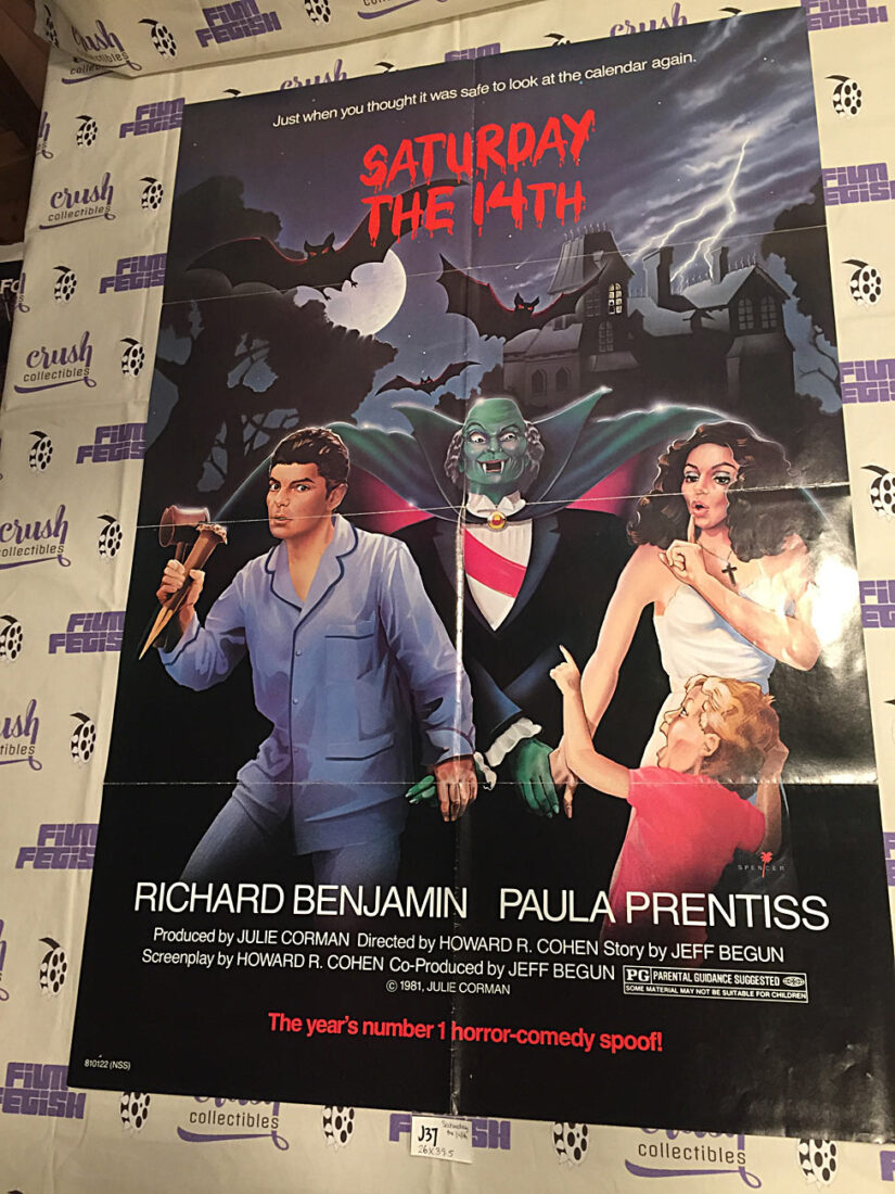 Saturday the 14th 26 x 40 inch Original Movie Poster (1981) [J37]